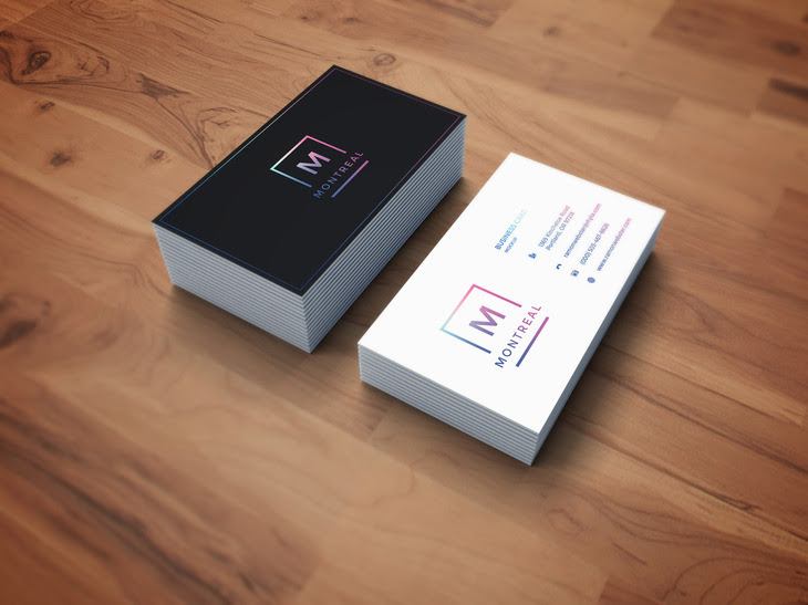 Photorealistic Business Card Mockup - graphberry.com