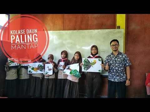 Populer Contoh Kolase Daun Berbentuk Burung Dan Serangga Hasil Kreasi Siswa Sd, Paling Seru!