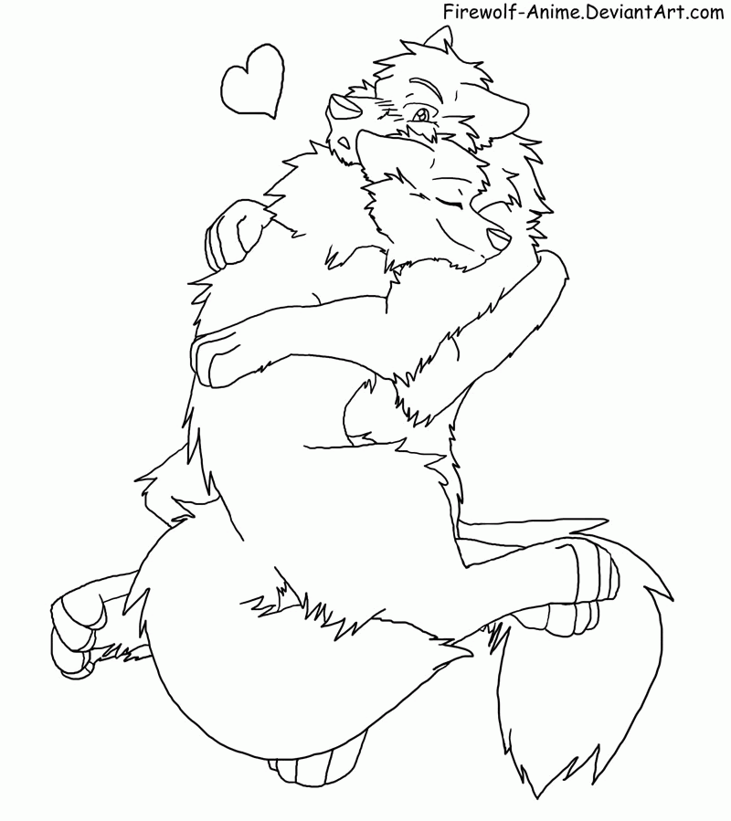 free anime wolf pack coloring pages download free clip art