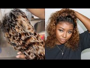 Viral How To Dye Hair Honey Blonde  Ombre Super Easy Chinalacewig, Video real human hair wigs for black women most popullar!