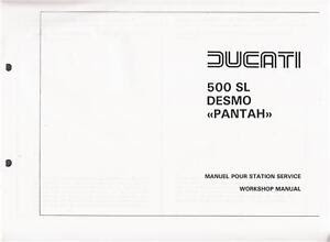 1979 /1980 Ducati Pantah 500SL factory shop manual COPY | eBay