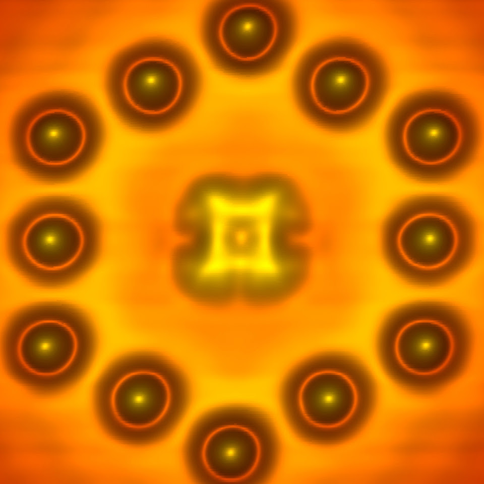 The single-molecule transistor and its atoms