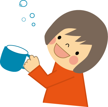 マスク うがい 手洗い インフルエンザ 花粉症 無料イラスト フリー素材