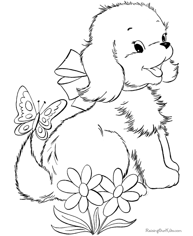 free printable happy birthday coloring pages with dogs