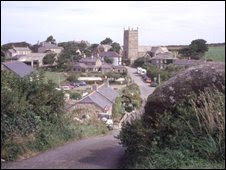The village of Zenno, Cornwall