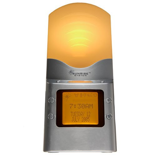 Sunrise System UK Model (SRS200UK) Sunrise Natural Alarm Clock to reduce SAD Symptoms With built in lamp