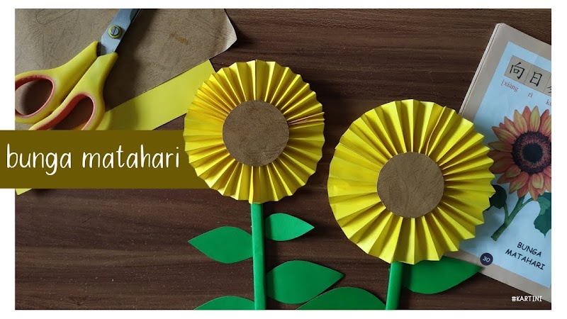 Ide 22+ Kolase Bunga Matahari Dari Kertas Origami
