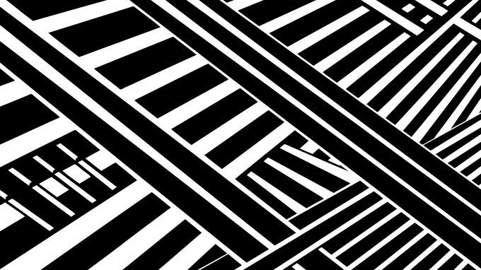Striped Halftone Pattern