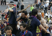 FC Barcelona's Champions League Celebration in Nou Camp