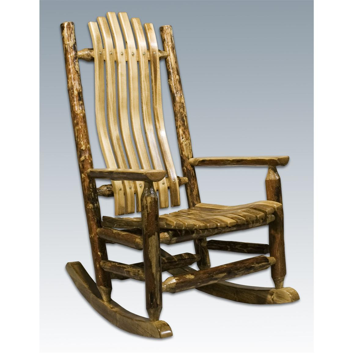 Log Rocking Chair Plans Inspirations ~ Home &amp; Interior Design