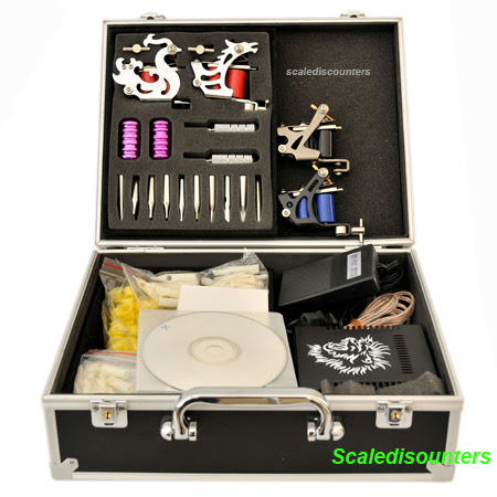 3PCS Micky SHARPZ tattoo machine kit 2010 new tattoo gun kit