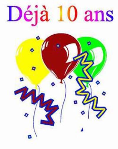 Carte Anniversaire 10 Ans Fille