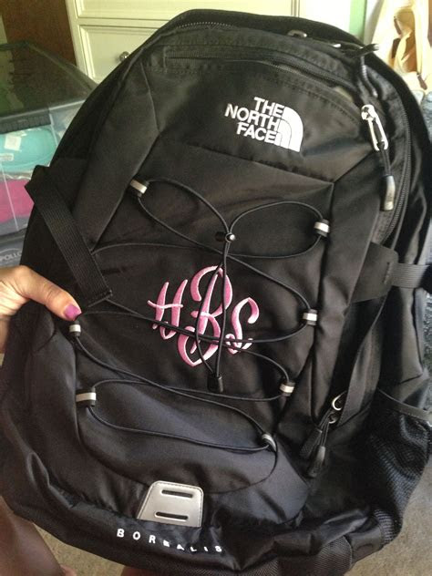 loving monogram northface backpack