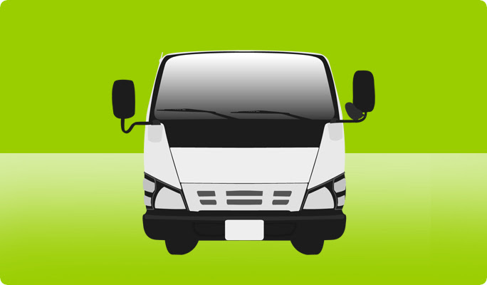 トラック 正面 イラスト フリー 無料 Web素材 イラスト ダウンロードサイト Monkeeey