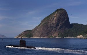 Submarino brasileiro no Rio de Janeiro