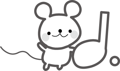 動物たちの音符のイラスト2 無料イラスト フリー素材