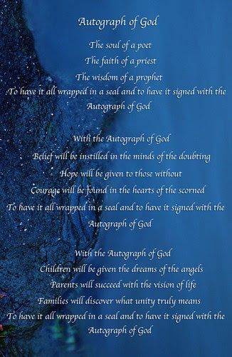 Autograph of God