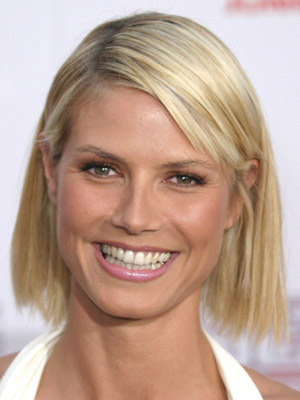 heidi klum bob hair. Heidi Klum, ob hairstyle