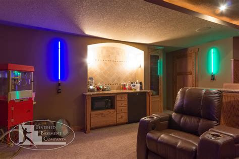 basement bar concession stand traditional basement