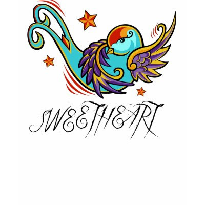 Urban Artistic Sweetheart Swallow Tattoo Bird Shirt by jfarrell12 Urban Artistic Sweetheart Swallow Tattoo Bird Shirt by jfarrell12