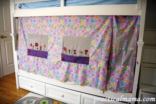 Decorative bunk bed curtains for children | Practical Mama