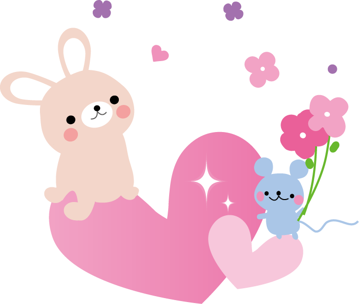 かわいいイラスト 無料イラスト フリー素材 うさぎ