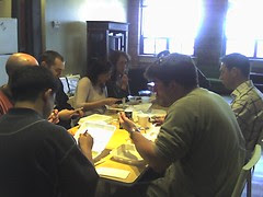 Snap lunch table