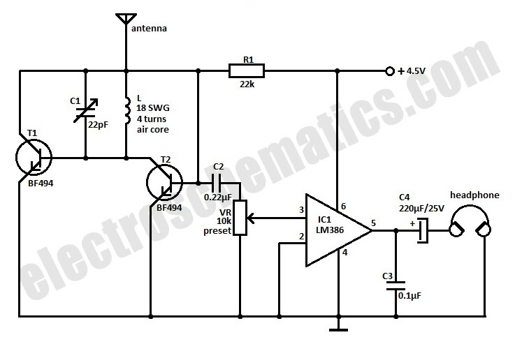 Fm Radio Circuit Diagram Pdf - Small Fm Radio Schematic - Fm Radio Circuit Diagram Pdf