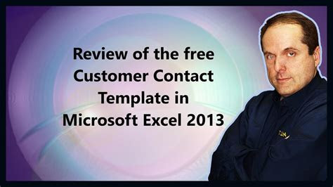 review    customer contact template  microsoft