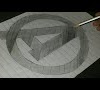 Logo Avengers 3d