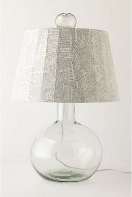 Dictionary Lamp