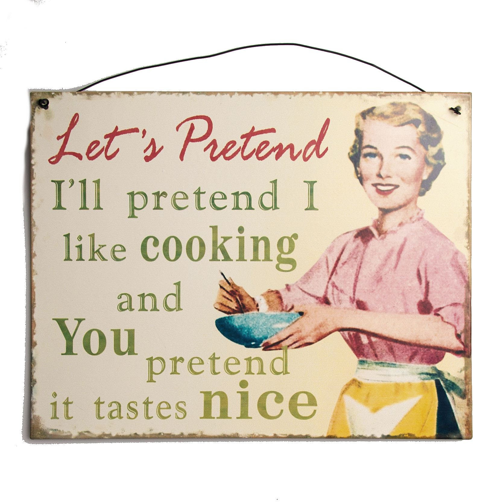 FUNNY Retro Vtg WALL SIGN Hanging Plaque ART Message Friend Home