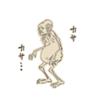 丁寧な暮らしをする餓鬼 Lineスタンプ 冥土商工組合
