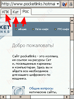Internet on your PDA Windows Mobile, or a guide to action