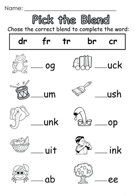  kindergarten learning english worksheet