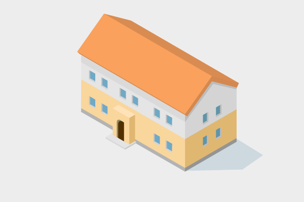 3dの住宅のフリーイラスト 街 建物系イラスト専門サイト Town Illust