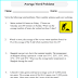 printable averages and mean worksheets and exercises for grade 4 and 5 math students - finding the average word problems worksheet have fun teaching word problem worksheets real life math word problems