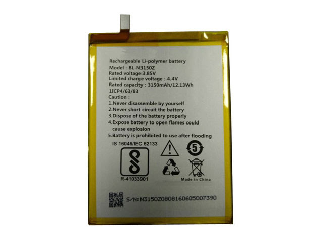 VIVO BL-N3150Z 3.85V/4.4V 3150MAH /12.13WH モバイルバッテリー