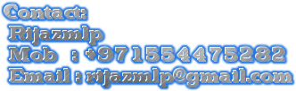 Contact:
 Rijazmlp
 Mob   : +971554475282
 Email : rijazmlp@gmail.com
 