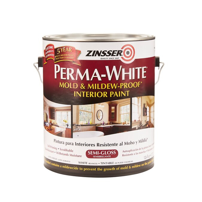 Zinsser Semi Gloss Perma White Tintable Interior Paint 1 Gallon In The Interior Paint Department At Lowes Com