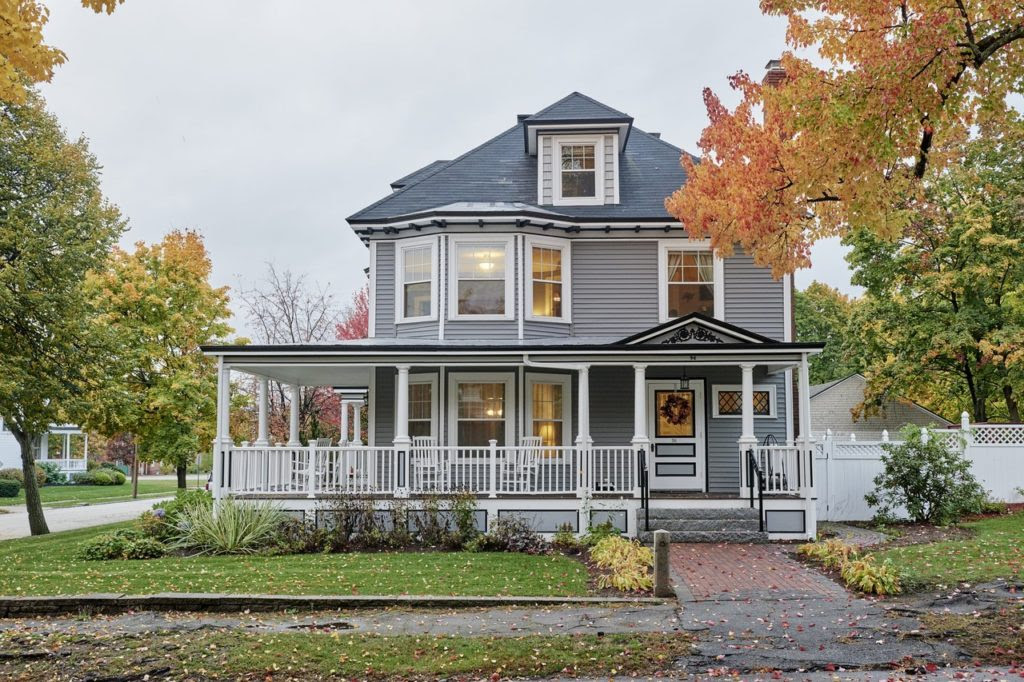 Gray and Tara Chynoweth's home in Manchester, N.H. The home is a 2,100 square foot, five-bedroom, three-story Colonial built in 1890. 