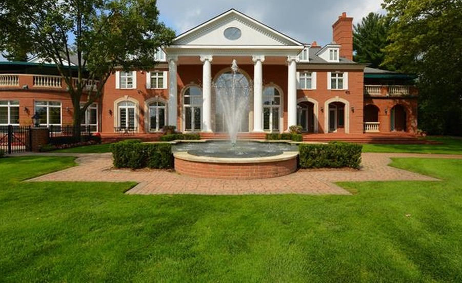 $12.7 Million Brick Colonial Mansion In Bloomfield Hills ...