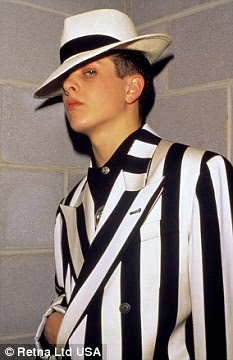 Blast from the past: Joey back in his New Kids On The Block days in 1990