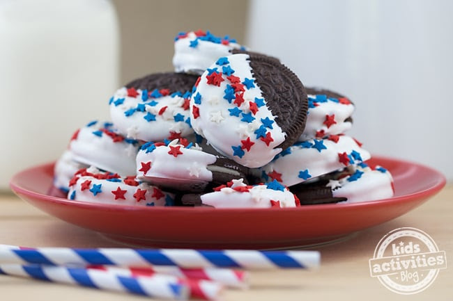 Patriotic Oreo Cookies