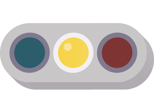 交通信号機イラスト 青信号 黄信号 赤信号 地図記号やアイコンに 可愛い無料イラスト素材集