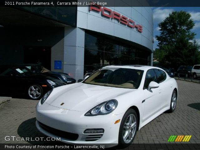 Porsche Panamera White. Carrara White 2011 Porsche