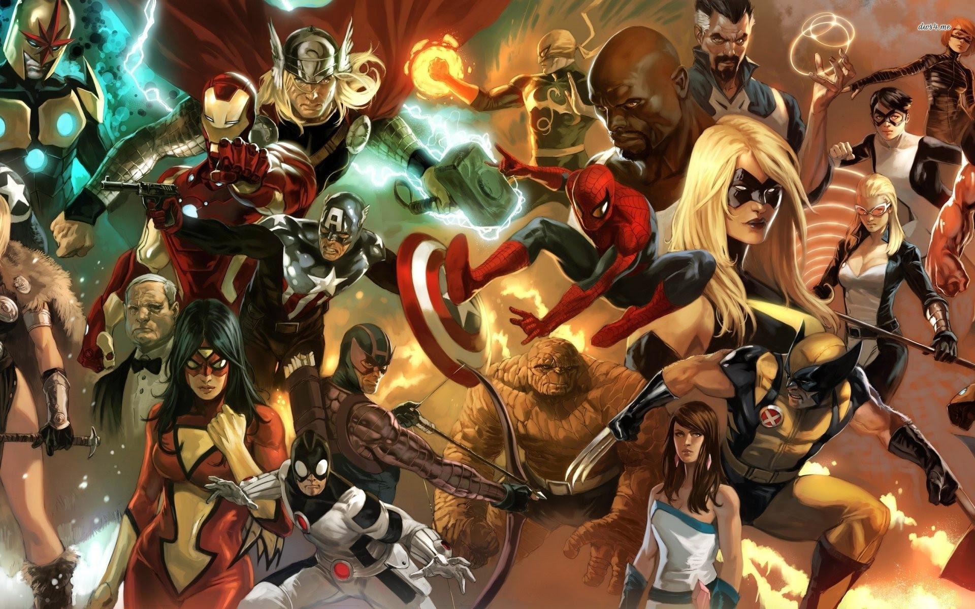 Marvel Hero Wallpapers  Wallpaper Cave