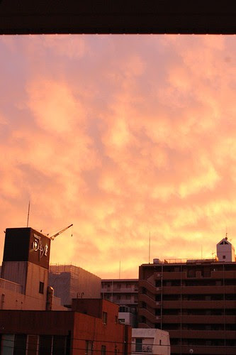Red sky from my room