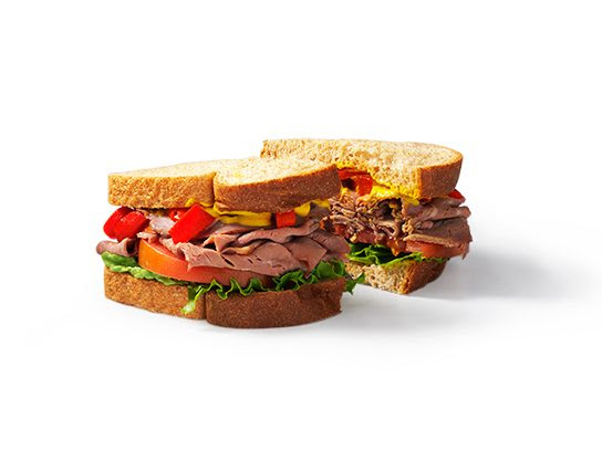 stop and drop roast beef sandwich