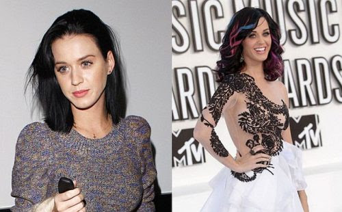 9reSQ Celebridades com e sem maquiagem